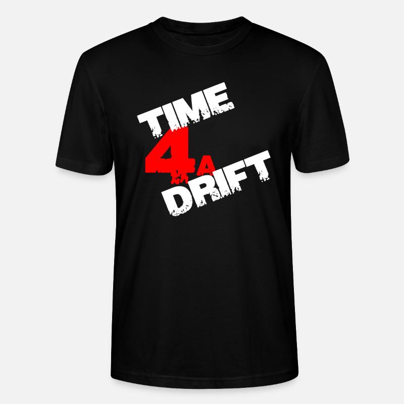 Time 4 a Drift Geschenk - Stanley/Stella Unisex Bio-T-Shirt CRAFTER - Schwarz