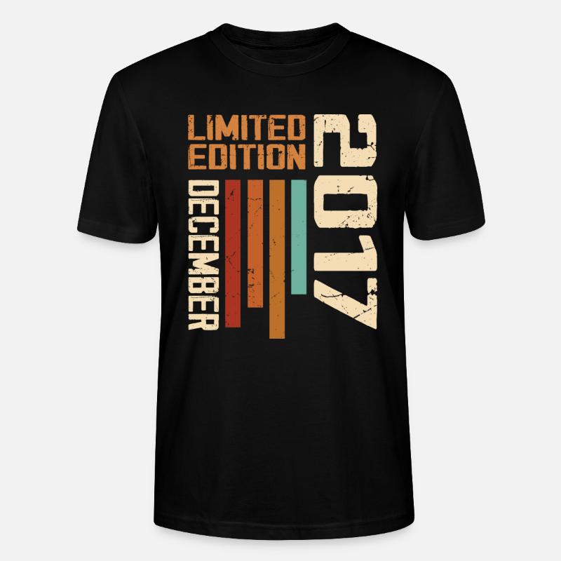 Dezember 2017 - 2017 Dezember - Stanley/Stella Unisex Bio-T-Shirt CRAFTER - Schwarz