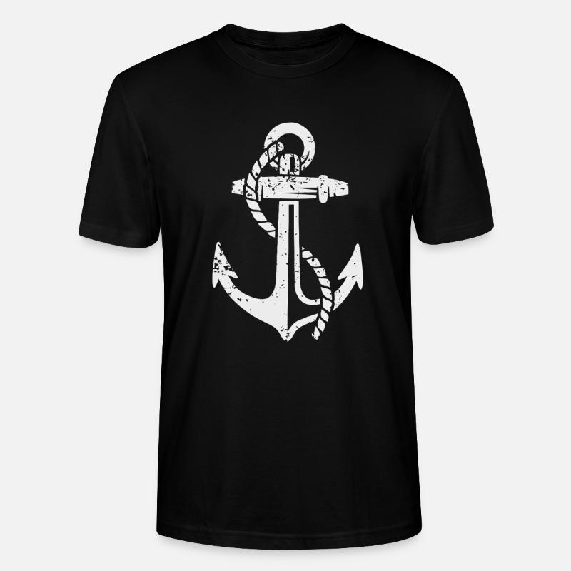 Mouillage Marin Navigation Maritime - T-shirt bio CRAFTER Stanley Stella Unisexe - noir