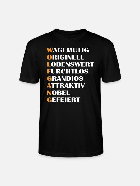 Wolfgang - Stanley/Stella Unisex Bio-T-Shirt CRAFTER - Schwarz