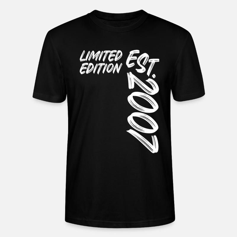 Limited Edition Est. 2007 - Stanley/Stella Unisex Bio-T-Shirt CRAFTER - Schwarz