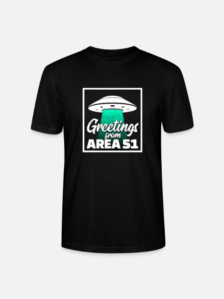 Område 51 Roswell Ufo Alien Ydre rum Sci-Fi - Stanley Stella CRAFTER unisex økologisk-T-shirt - sort