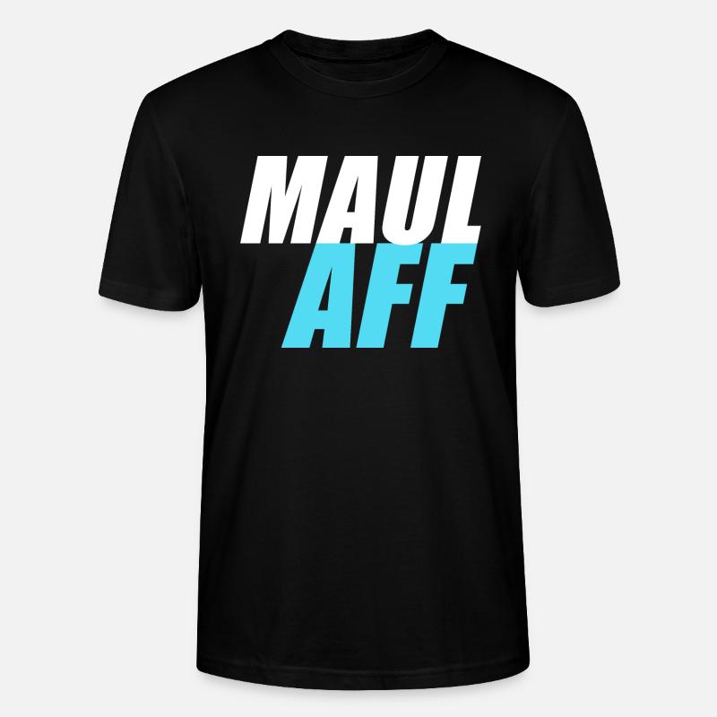 Maulaff Maul Aff - Stanley/Stella Unisex Bio-T-Shirt CRAFTER - Schwarz