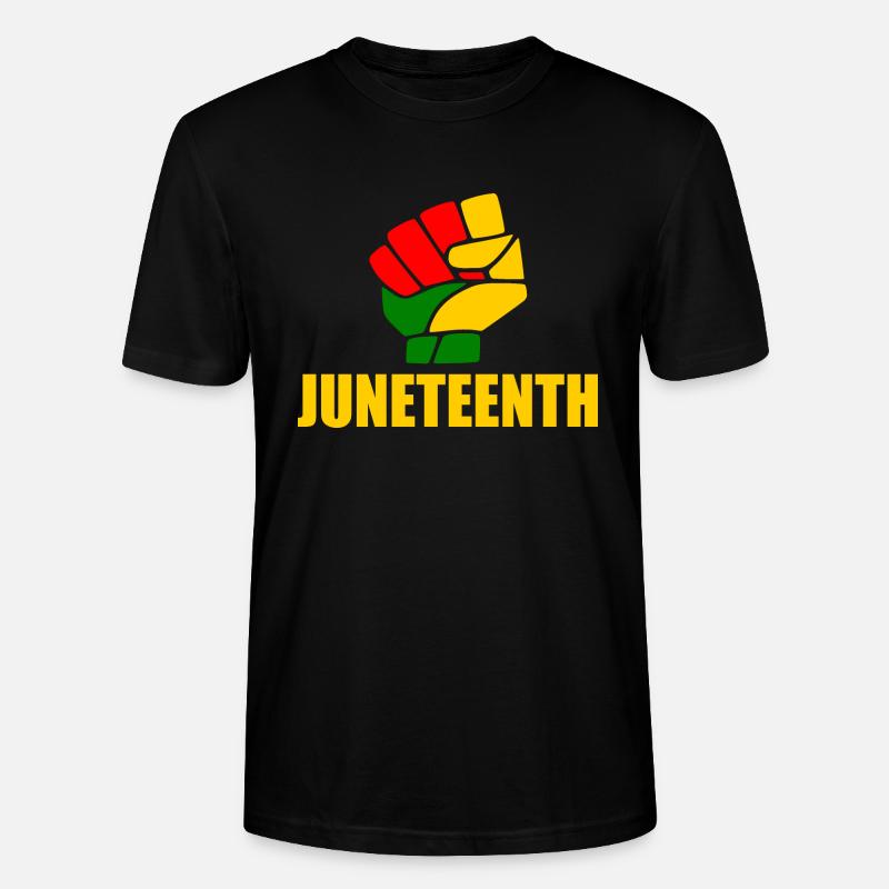 juneteenth - Stanley/Stella Unisex Bio-T-Shirt CRAFTER - Schwarz