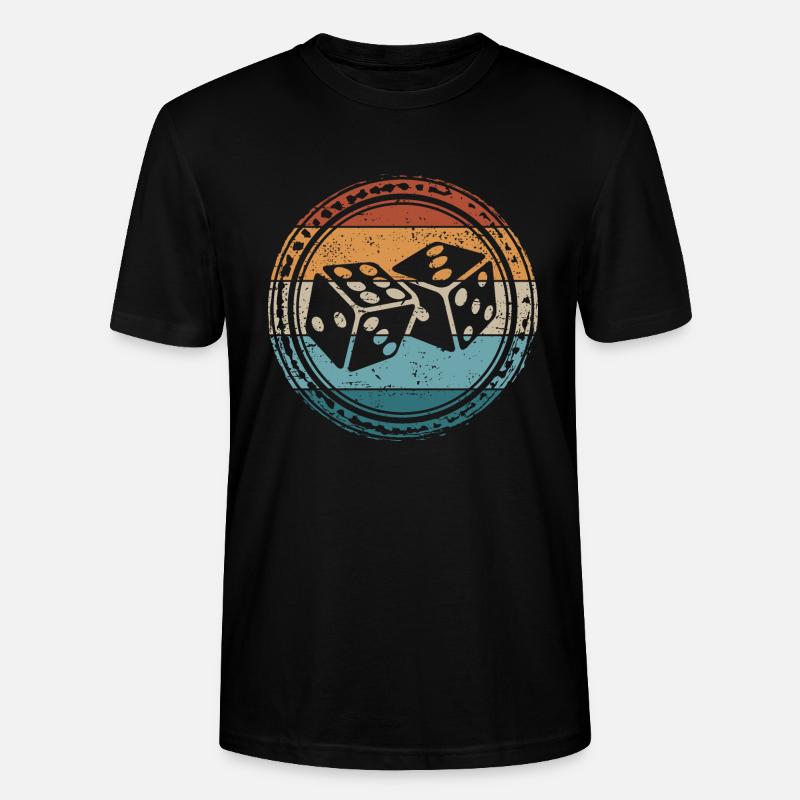 Cube rétro - T-shirt bio CRAFTER Stanley Stella Unisexe - noir