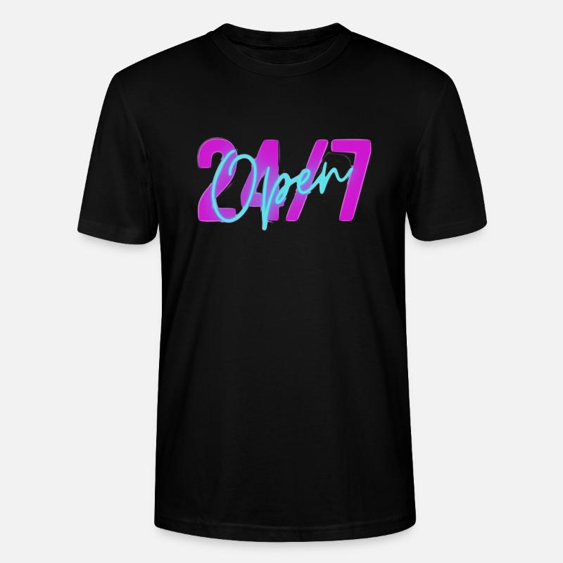 24/7 - T-shirt bio CRAFTER Stanley Stella Unisexe - noir