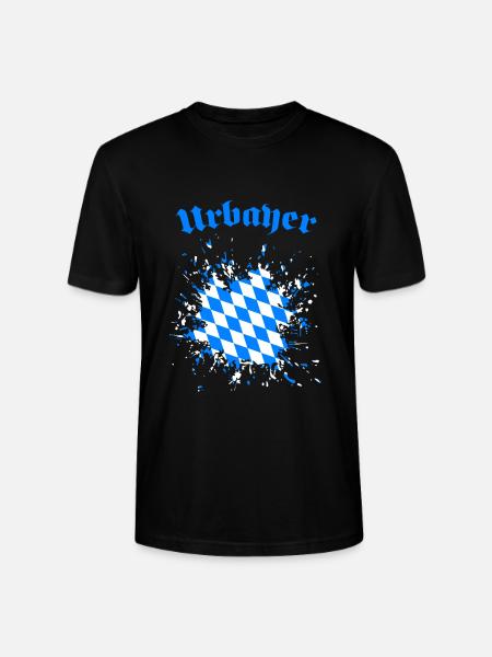 Urbayer, Oberbayern, MInga, Bayer - Stanley/Stella Unisex Bio-T-Shirt CRAFTER - Schwarz