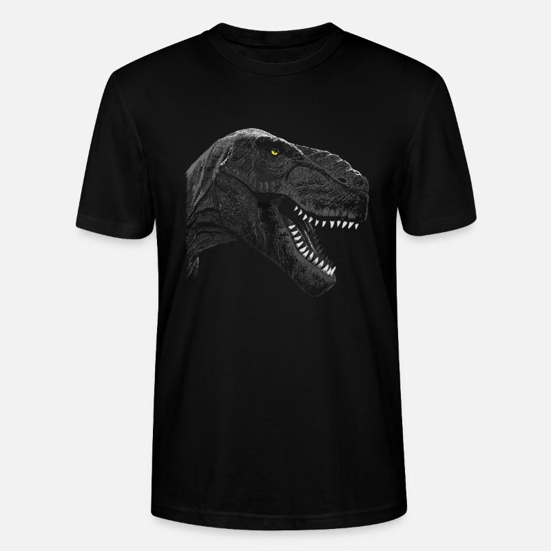 T Rex - Stanley/Stella Unisex Bio-T-Shirt CRAFTER - Schwarz