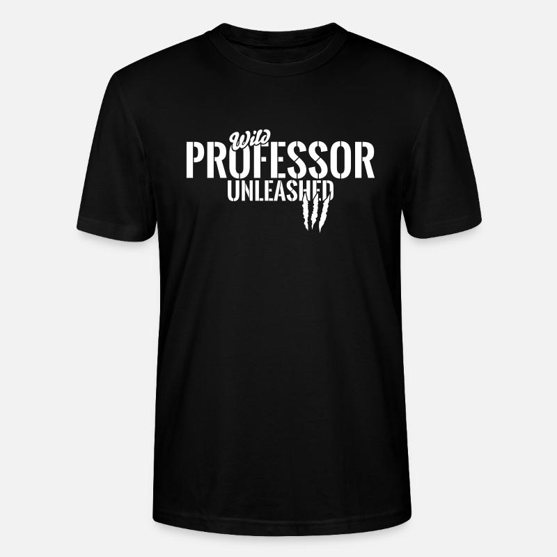 Professeur Wilder unleashed - T-shirt bio CRAFTER Stanley Stella Unisexe - noir