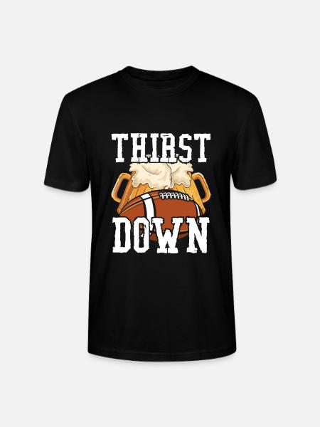 Durst Football Beer Down - Stanley/Stella CRAFTER Unisex Organic T-Shirt - black