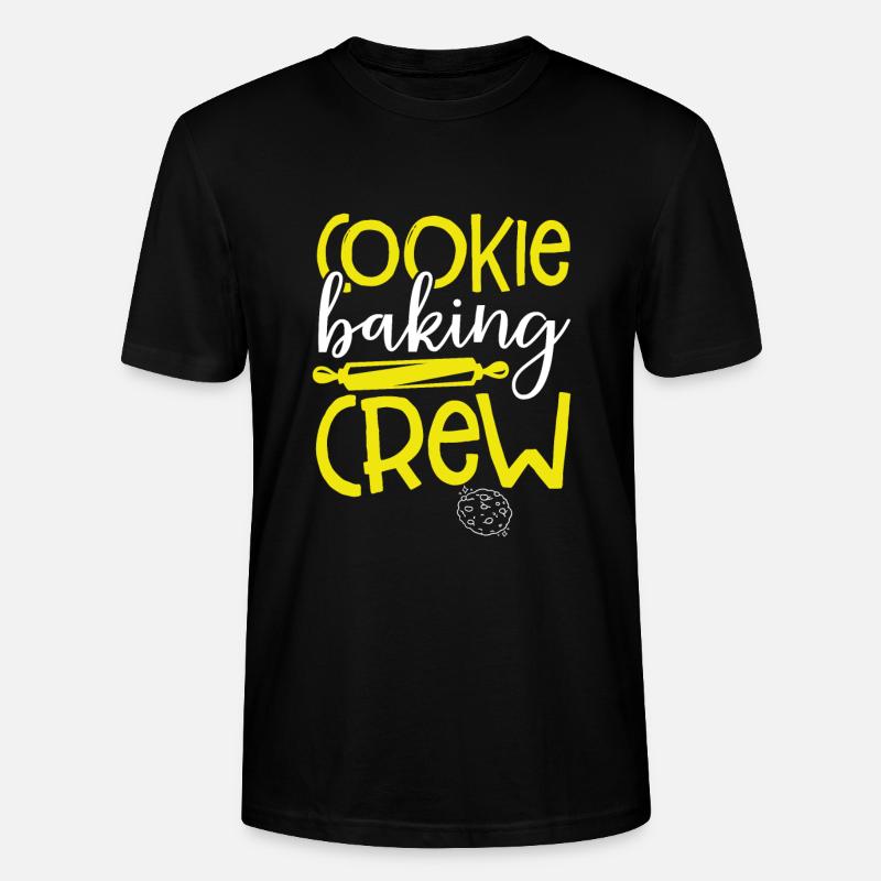 Plätzchen Backen Crew - Stanley/Stella Unisex Bio-T-Shirt CRAFTER - Schwarz