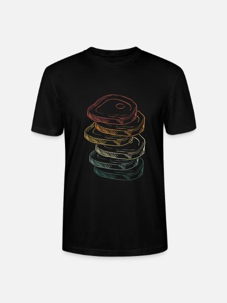 Cuisson du bœuf - T-shirt bio CRAFTER Stanley Stella Unisexe - noir