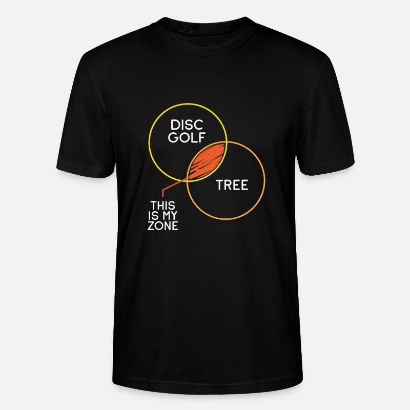 Disc Golf et Tree Zone - T-shirt bio CRAFTER Stanley Stella Unisexe - noir