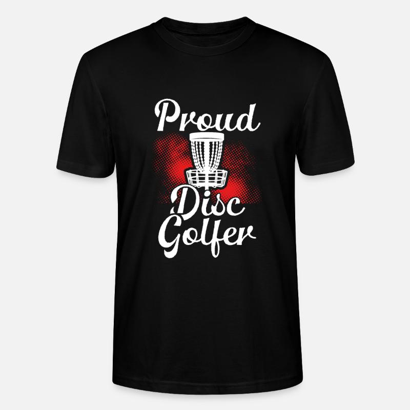 Fier disc golfeur - T-shirt bio CRAFTER Stanley Stella Unisexe - noir