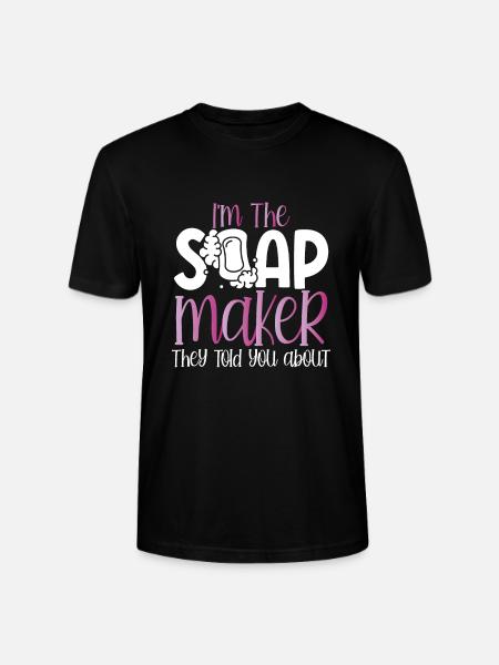 I Am the Soap Maker - Stanley/Stella CRAFTER Unisex Organic T-Shirt - black