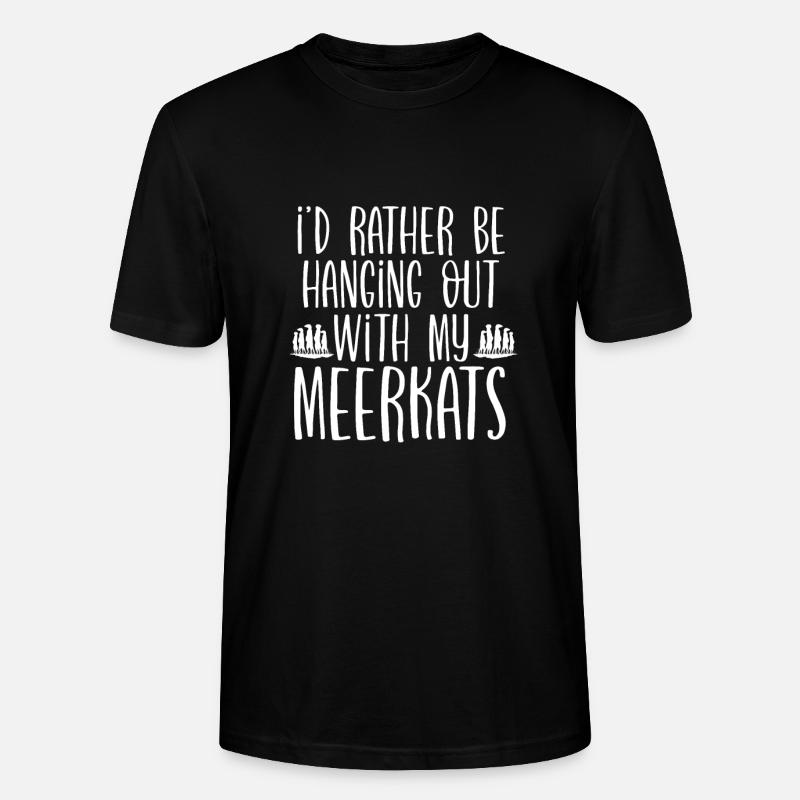Traîner avec des suricates - T-shirt bio CRAFTER Stanley Stella Unisexe - noir
