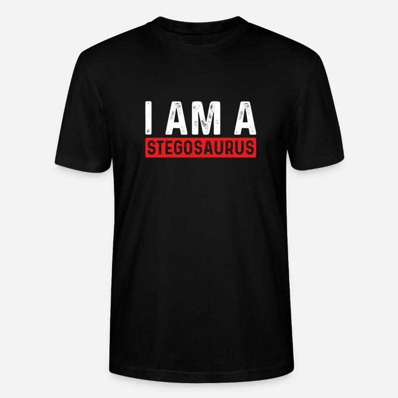 I'm a Stegosaurus - Stanley/Stella CRAFTER Unisex Organic T-Shirt - black