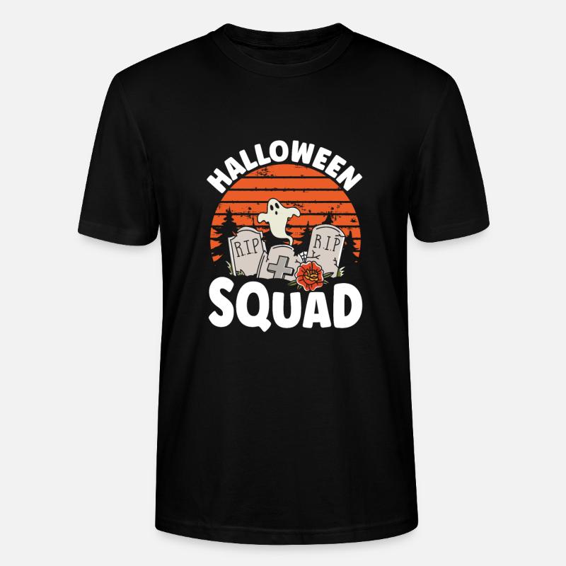 Halloween Geist Team - Stanley/Stella Unisex Bio-T-Shirt CRAFTER - Schwarz
