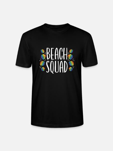 Beach troupe - Stanley/Stella CRAFTER Unisex Organic T-Shirt - black