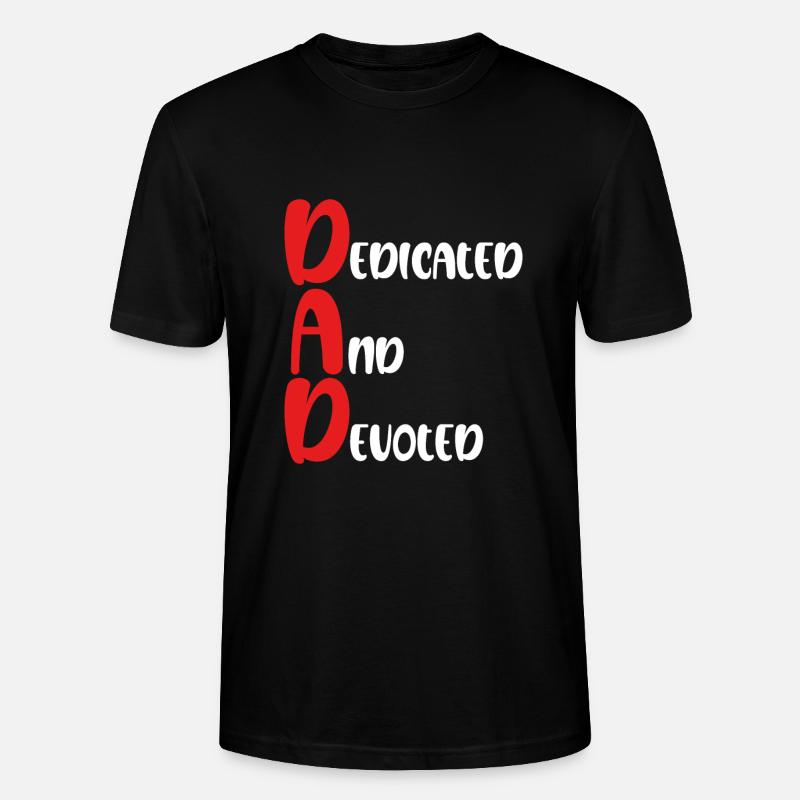 Committed And Devoted - Stanley/Stella CRAFTER Unisex Organic T-Shirt - black