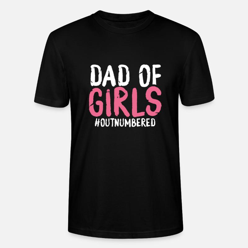 Vater Von Mädchen - Stanley/Stella Unisex Bio-T-Shirt CRAFTER - Schwarz