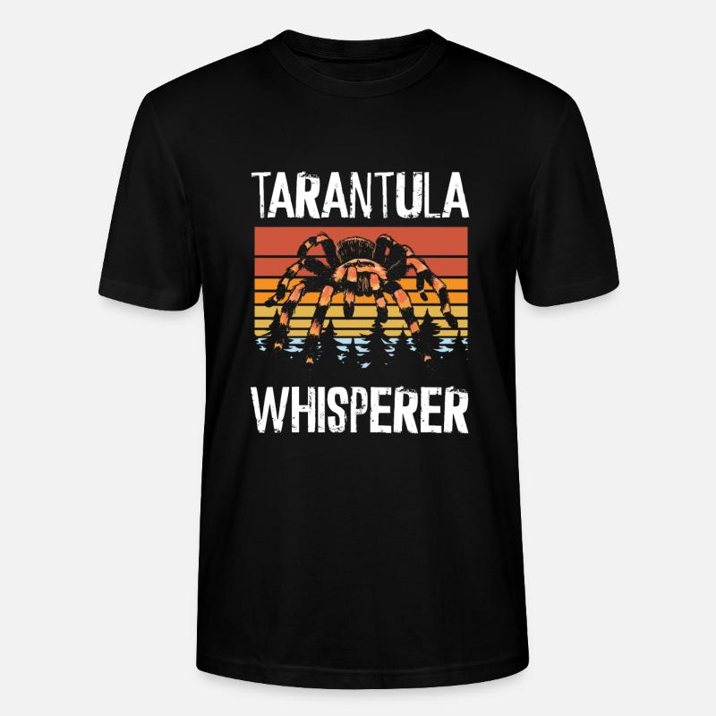 Tarentule Whisperer Rétro - T-shirt bio CRAFTER Stanley Stella Unisexe - noir