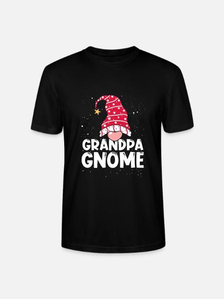 Gnom Grandpa - Stanley/Stella CRAFTER Unisex Organic T-Shirt - black