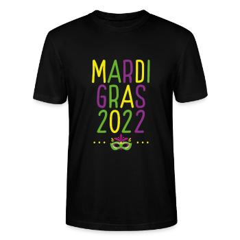 Carnival 2022 - Stanley/Stella CRAFTER Unisex Organic T-Shirt - black - Front - Alina (178cm) & Michal (187cm)