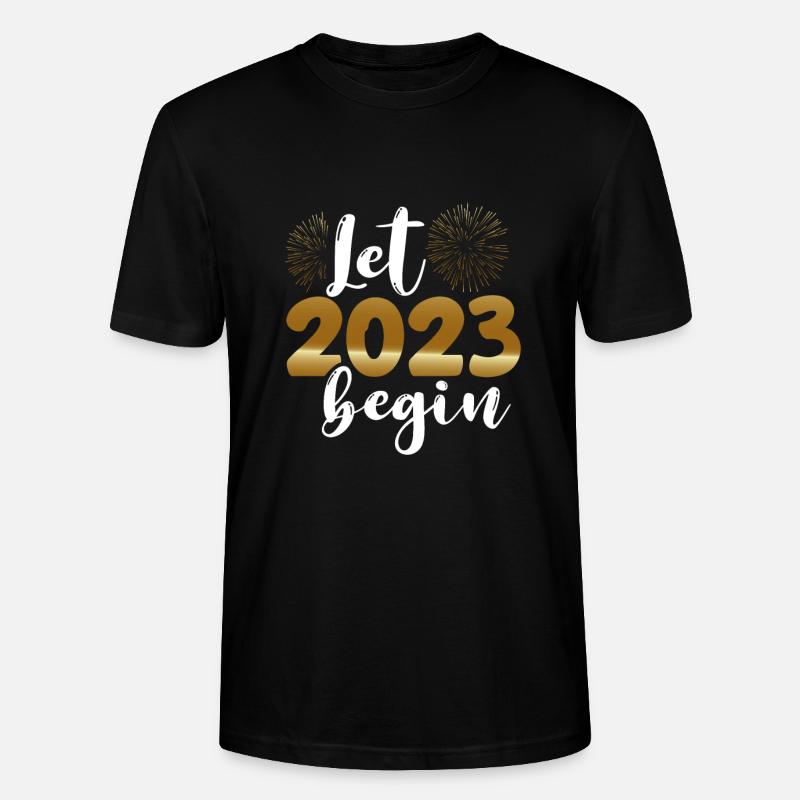 Que 2023 commence - T-shirt bio CRAFTER Stanley Stella Unisexe - noir