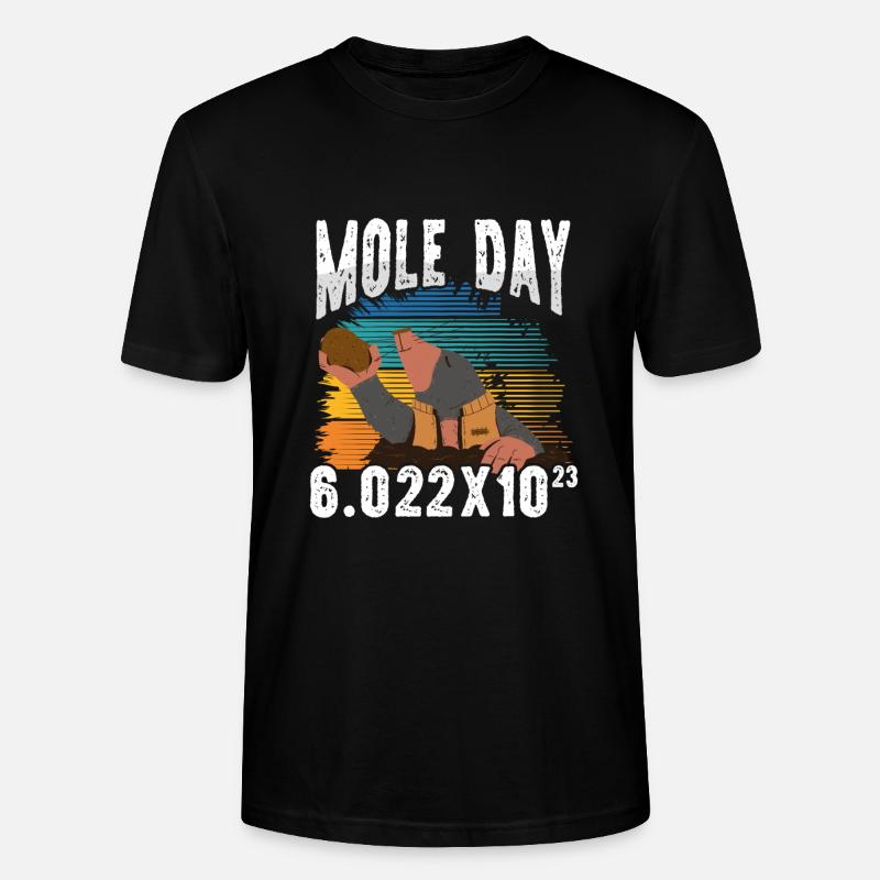 Jour de la Taupe - T-shirt bio CRAFTER Stanley Stella Unisexe - noir