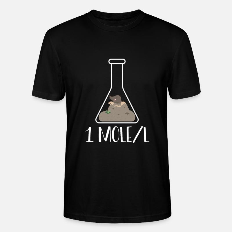Ein Mol Pro Liter - Stanley/Stella Unisex Bio-T-Shirt CRAFTER - Schwarz