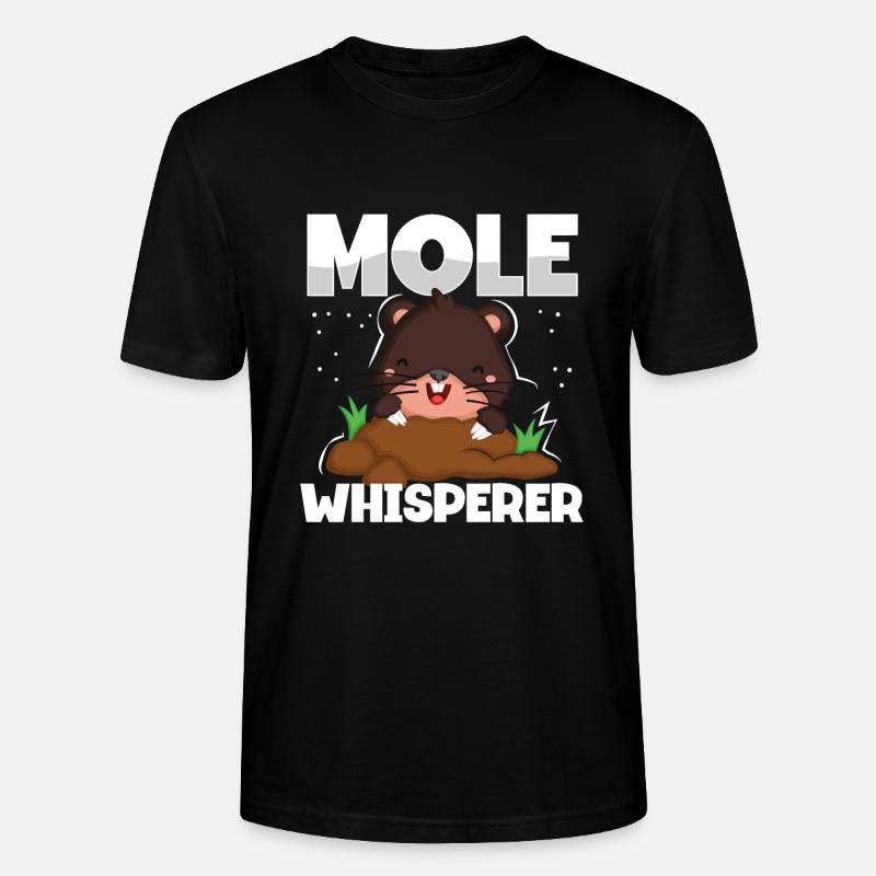 Mole Whisperer - Stanley/Stella CRAFTER Unisex Organic T-Shirt - black