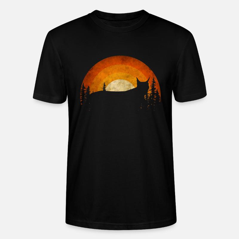 Luchs - Stanley/Stella Unisex Bio-T-Shirt CRAFTER - Schwarz
