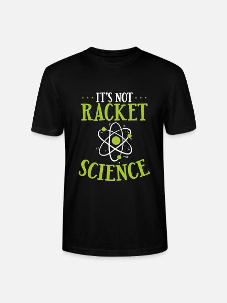 It's not a thug science - Stanley/Stella CRAFTER Unisex Organic T-Shirt - black
