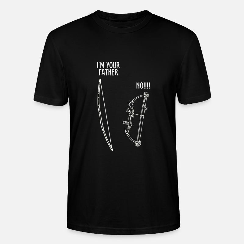 Tir à l’arc amusant - T-shirt bio CRAFTER Stanley Stella Unisexe - noir