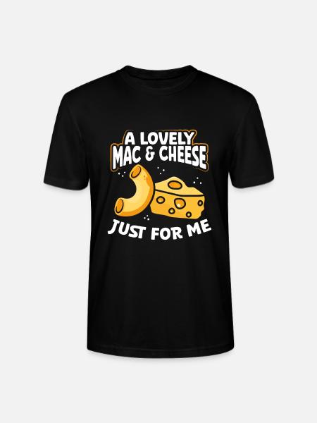 A beautiful mac and cheese - Stanley/Stella CRAFTER Unisex Organic T-Shirt - black