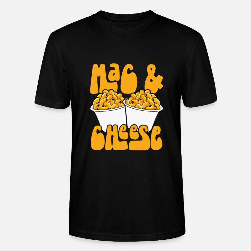 Mac et fromage dans l’emballage - T-shirt bio CRAFTER Stanley Stella Unisexe - noir