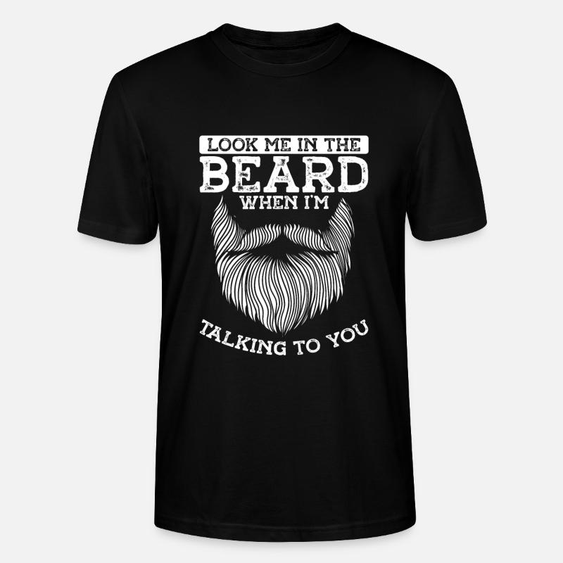 Regarde dans ma barbe - T-shirt bio CRAFTER Stanley Stella Unisexe - noir