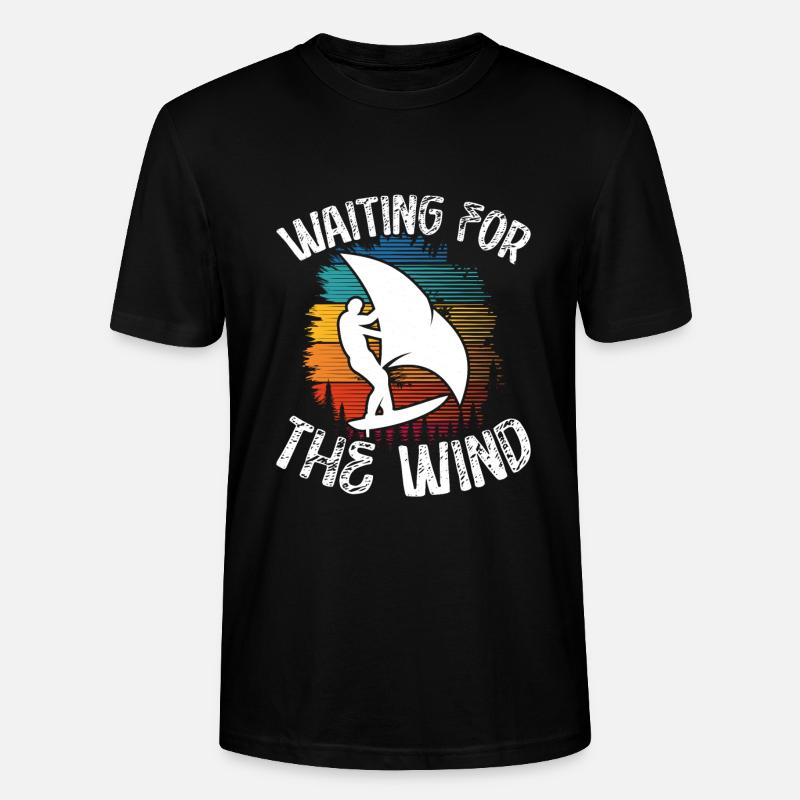 En attendant le vent - T-shirt bio CRAFTER Stanley Stella Unisexe - noir