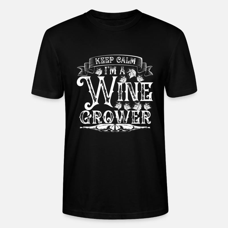I am a winemaker - Stanley/Stella CRAFTER Unisex Organic T-Shirt - black