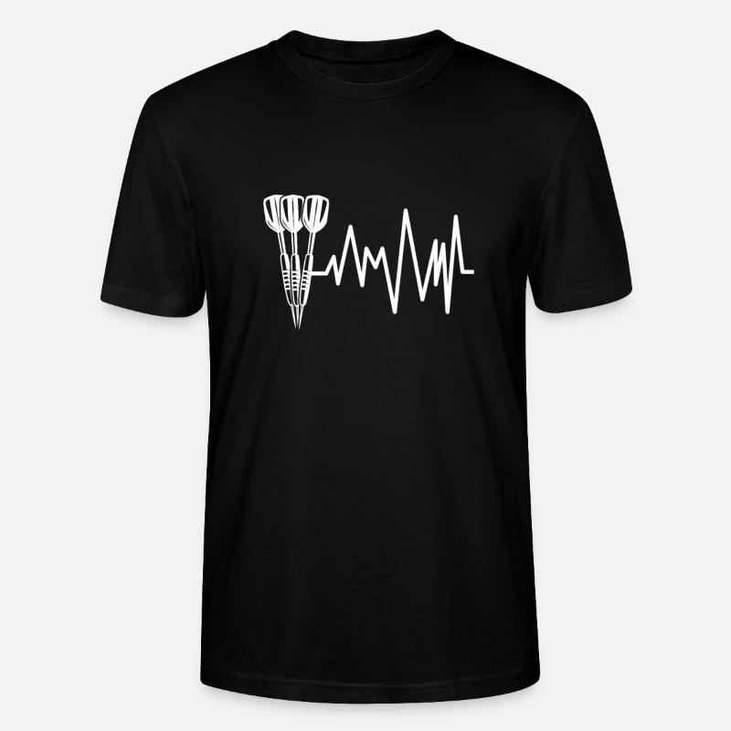 Darts in Frequenz - Stanley/Stella Unisex Bio-T-Shirt CRAFTER - Schwarz