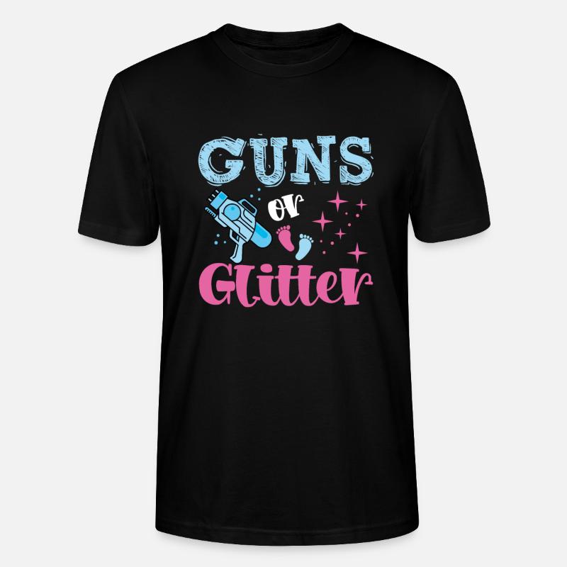 Waffen Oder Glitzer - Stanley/Stella Unisex Bio-T-Shirt CRAFTER - Schwarz