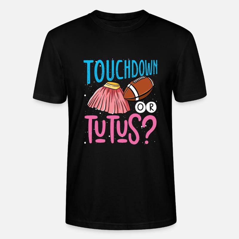 Touchdown Oder Tutus - Stanley/Stella Unisex Bio-T-Shirt CRAFTER - Schwarz