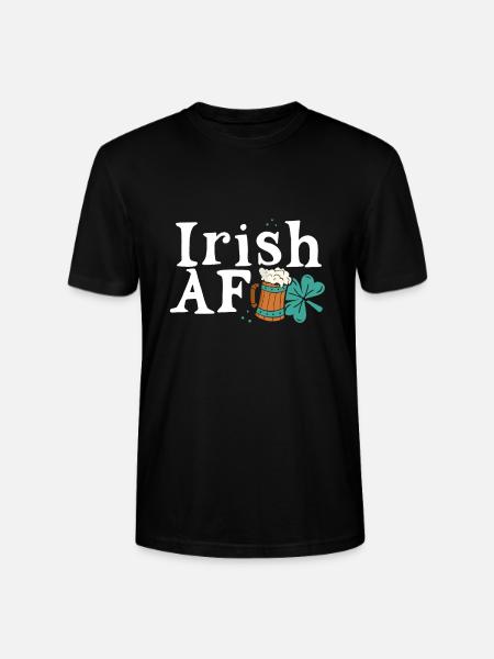 Irish Afk - Stanley/Stella CRAFTER Unisex Organic T-Shirt - black