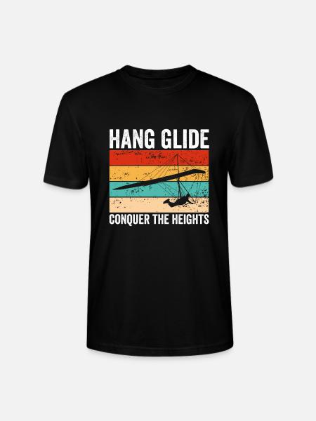 Hang gliding to the heights - Stanley/Stella CRAFTER Unisex Organic T-Shirt - black