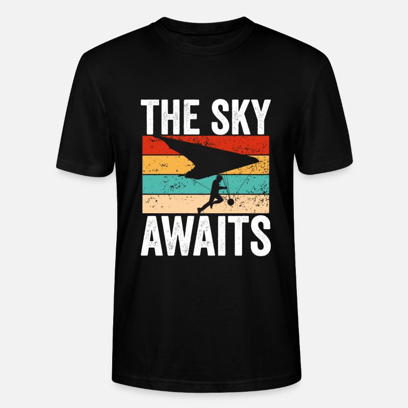 Le ciel vous attend - T-shirt bio CRAFTER Stanley Stella Unisexe - noir