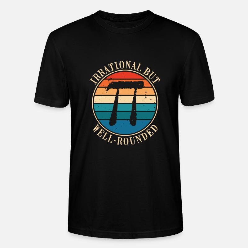 Pi irrationnel, mais bien arrondi - T-shirt bio CRAFTER Stanley Stella Unisexe - noir