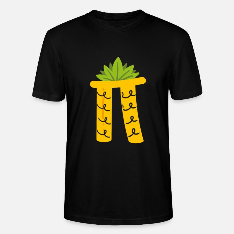 Pi comme ananas - T-shirt bio CRAFTER Stanley Stella Unisexe - noir