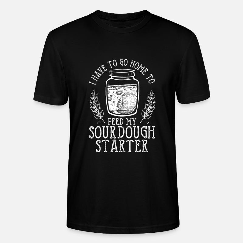 Nourrir mon levain - T-shirt bio CRAFTER Stanley Stella Unisexe - noir