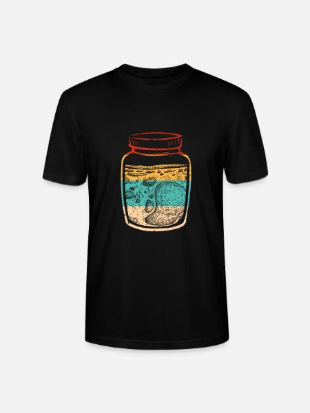 Bunter Sauerteig - Stanley/Stella Unisex Bio-T-Shirt CRAFTER - Schwarz